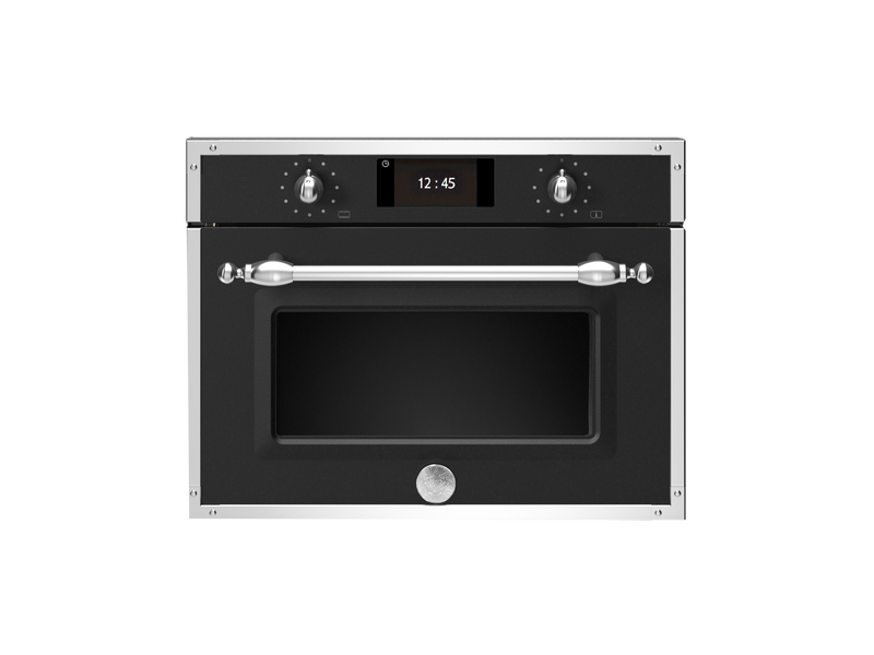 Bertazzoni F457HERMWTNE Combi Microwave Heritage  Black