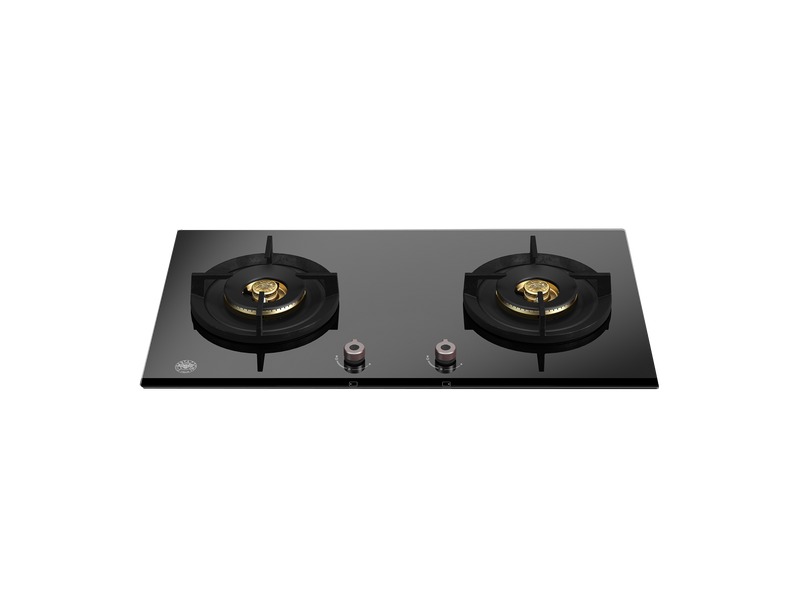 BERTAZZONI P782BPROGNE 78CM 2 BURNERS BUILT-IN GLASS HOB