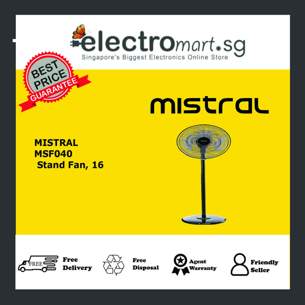 Mistral MSF040 16" Stand Fan