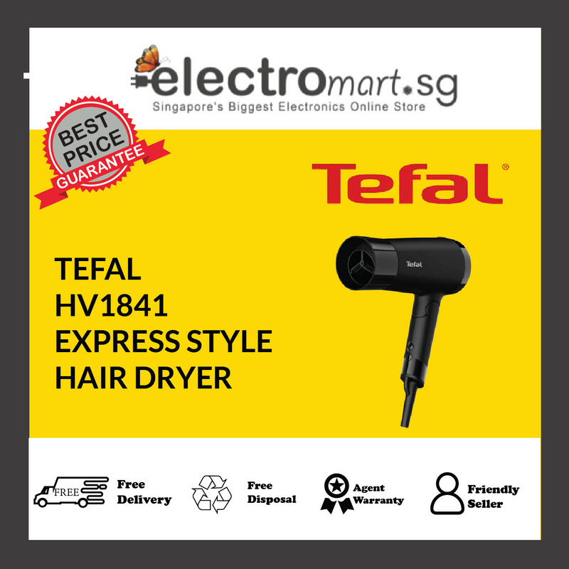 TEFAL HV1841 EXPRESS STYLE HAIR DRYER