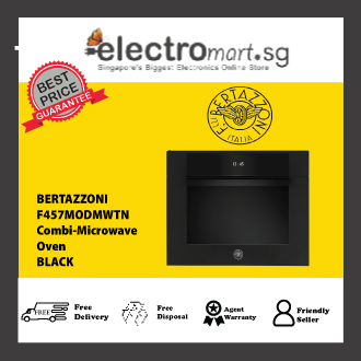 Bertazzoni F457MODMWTN Combi Microwave Oven (38l)- Black