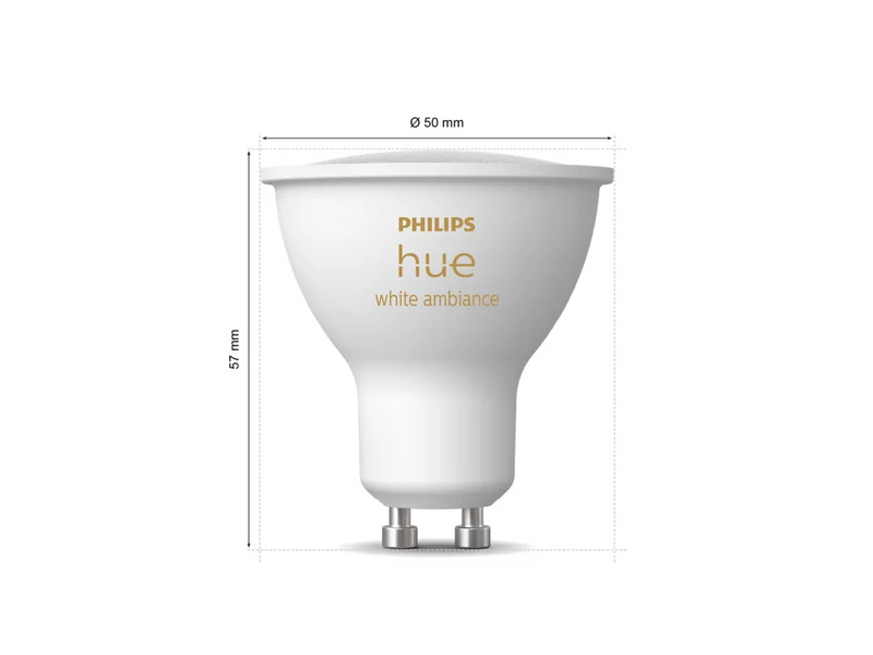 Philips Hue White Ambiance 4.2W GU10 400 lm