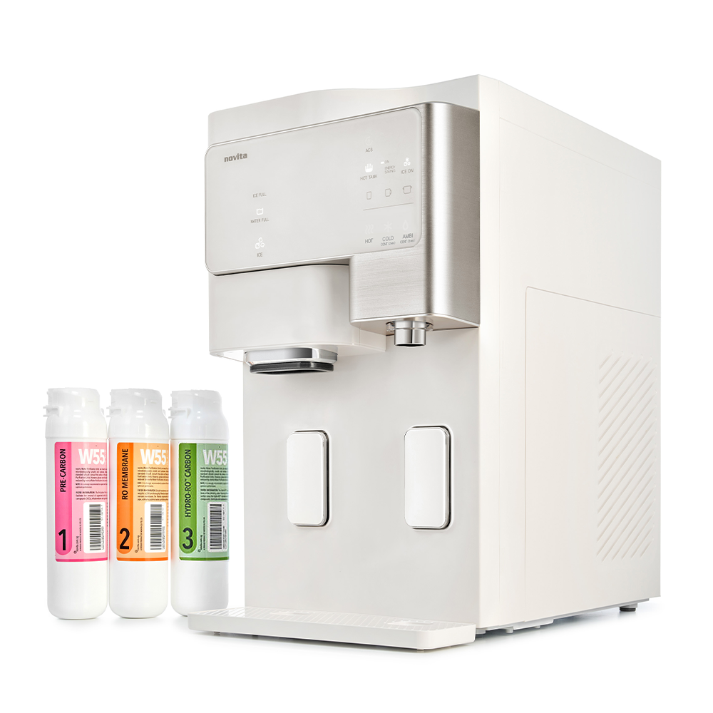 NOVITA W55 The Glacier Hot/Cold Water Dispenser + Ice Maker