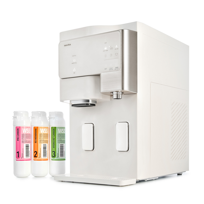 NOVITA W55 The Glacier Hot/Cold Water Dispenser + Ice Maker