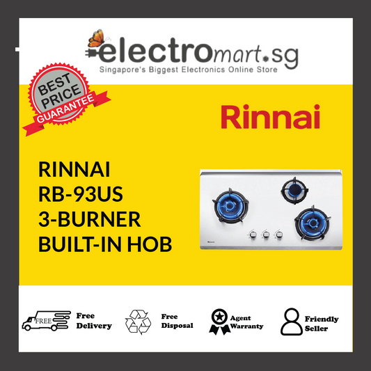 RINNAI RB-93US 3-BURNER BUILT-IN HOB