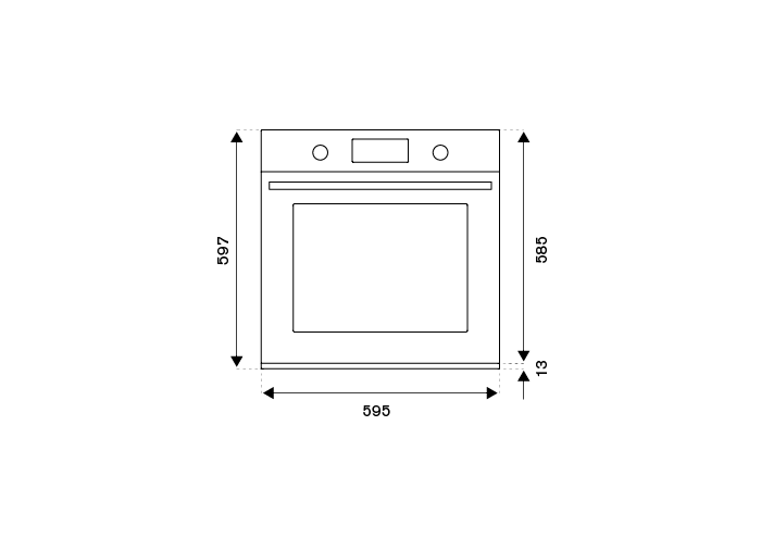 BERTAZZONI F6011PROPLN 60cm Electric Pyro Built-in oven LCD display