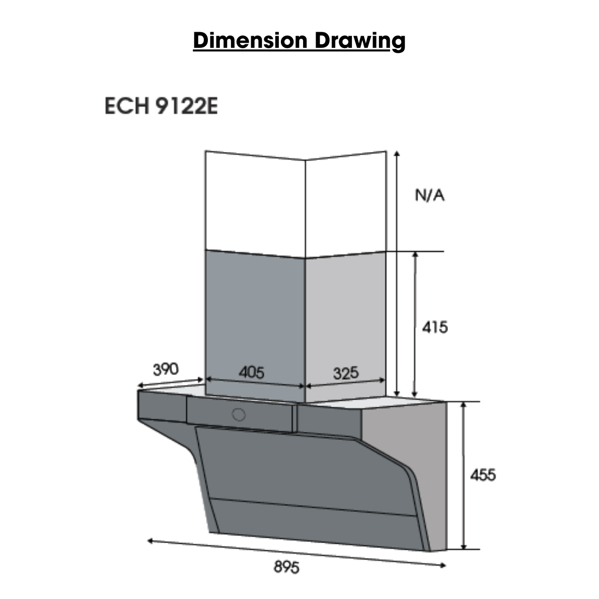 EUROPACE ECH9122EBK + EBH6281S Hob + Hood  Combo