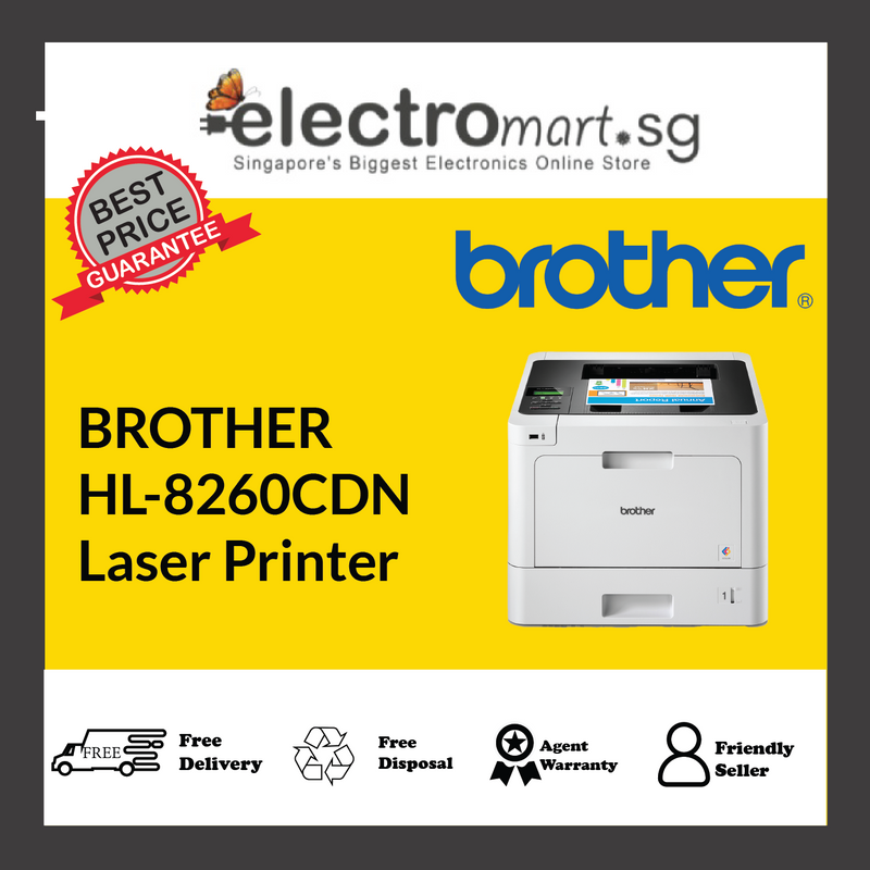 Brother HL-8260CDN Single Function Automatic 2-sided Printing Colour Laser Printer