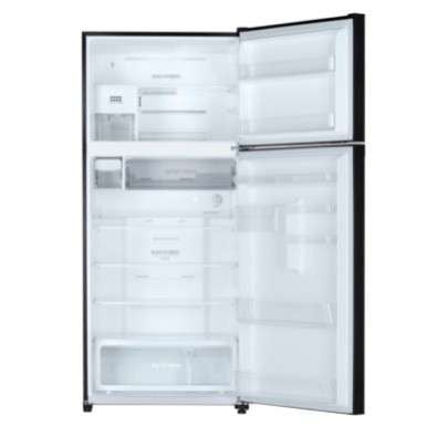 TOSHIBA GR-RT735WE-PGX(XK)  Top Mount Freezer Fridge, 548L - Black Glass