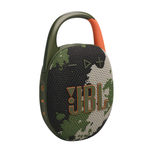 JBL CLIP 5 Ultra-Portable, Waterproof & Dustproof Bluetooth Speaker, Big Pro Sound with Punchy bass, Integrated Carabiner, Up to 12 Hours of Play
