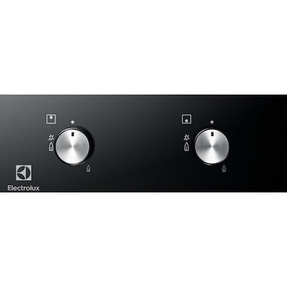 Electrolux EGC3320NOK Ultimate Taste 300 Built-in Gas Hob with 2 Burners