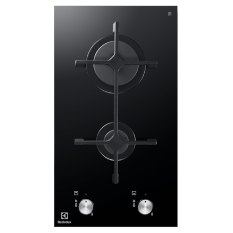 Electrolux EGC3320NOK Ultimate Taste 300 Built-in Gas Hob with 2 Burners