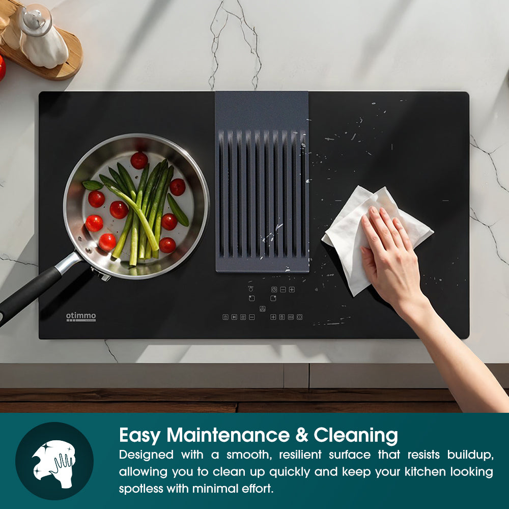 EUROPACE EIH8782E Induction Hob with Downdraft Hood (2 Zone) 78cm