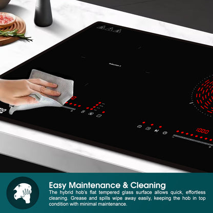 EUROPACE EIV7732E Hybrid Hob 73cm