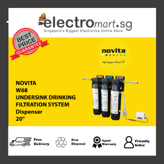 NOVITA W68 20” Under sink Filtration System