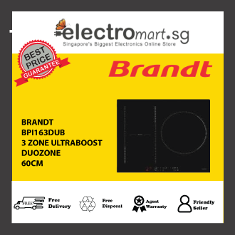 BRANDT BPI163DUB 60CM 3 ZONE ULTRABOOST DUOZONE