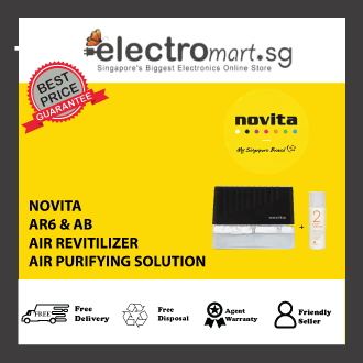 NOVITA AR6 & AB BUNDLE DEAL - AIR REVITALIZER AR6 + 1 ANTIBAC AIR PURIFYING SOLUTION CONCENTRATE