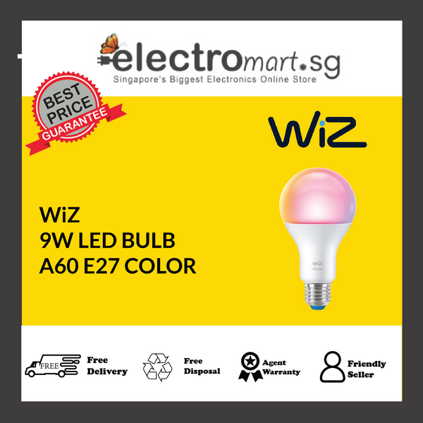 WiZ 9W LED BULB A60 E27 COLOR