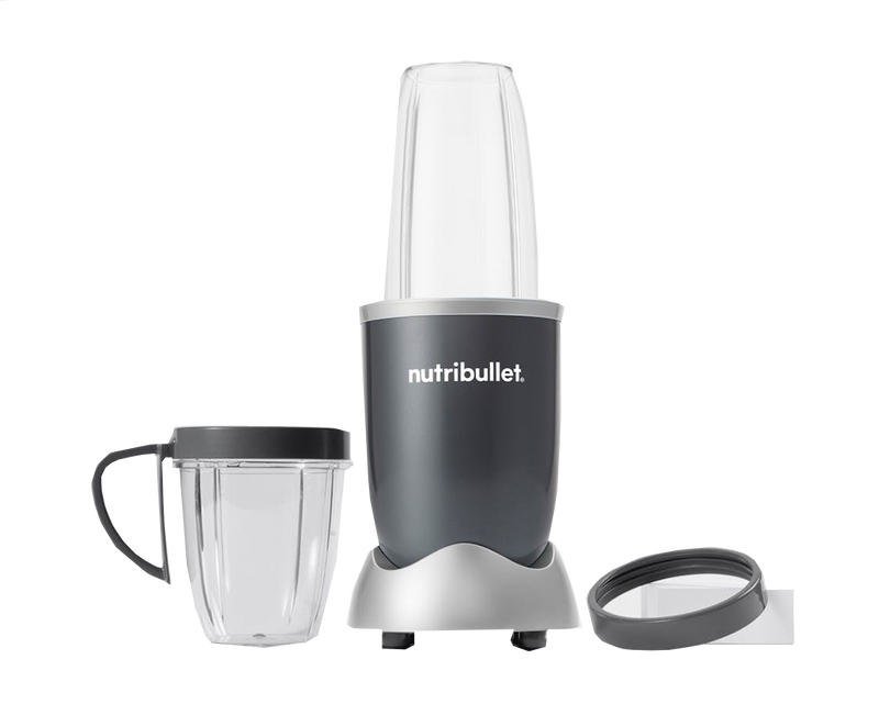 nutribullet NB606DG Original 600 Electric Blender, Chopper, Smoothie Mixer, Smoothie Maker, 600 W, To Go Becjer 700 ml and 500 ml Grey