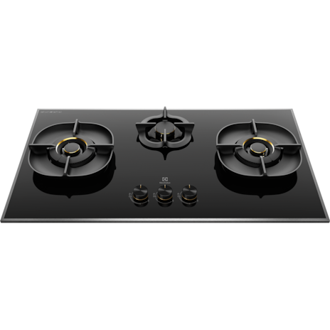 ELECTROLUX EHG9350BE built-in gas hob with 3 cooking  zones (LPG) 90cm