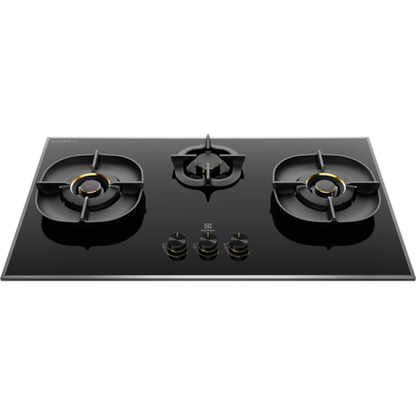 ELECTROLUX EHG9350BE built-in gas hob with 3 cooking  zones (LPG) 90cm