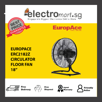 EUROPACE ERC2182Z 18DC CIRCULATOR FLOOR FAN