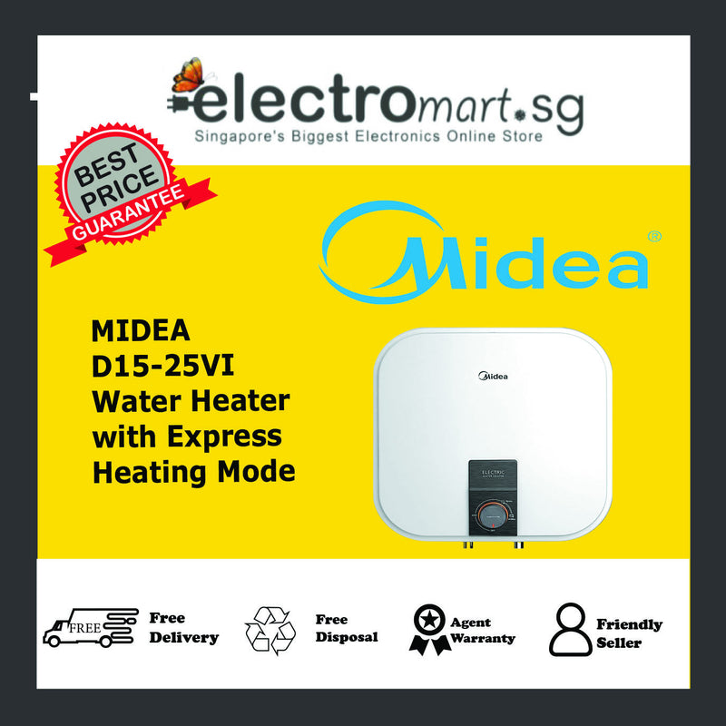 Midea D15-25VI Electric Water Heater With Xpress Heating Mode