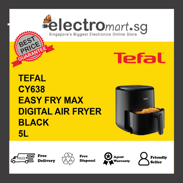 TEFAL EY2458 Easy Fry Max Digital Air Fryer,  5L  - Black