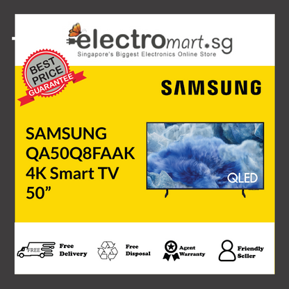 SAMSUNG QA50Q8FAAK 4K Smart TV 50”