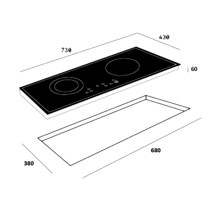 TEKA IBC 7322 S 2-Zone Induction Hob