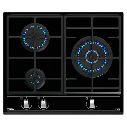 TEKA GZC 63310 60cm 3 Cooking Zone Gas Glass Hob