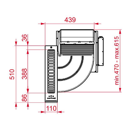 TEKA FIH 16760 Modular Downdraft Hood