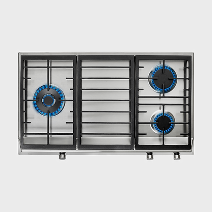 TEKA EX 90.1 3G 90cm Triple Cooking Zone Gas Hob with Cast Iron Grid