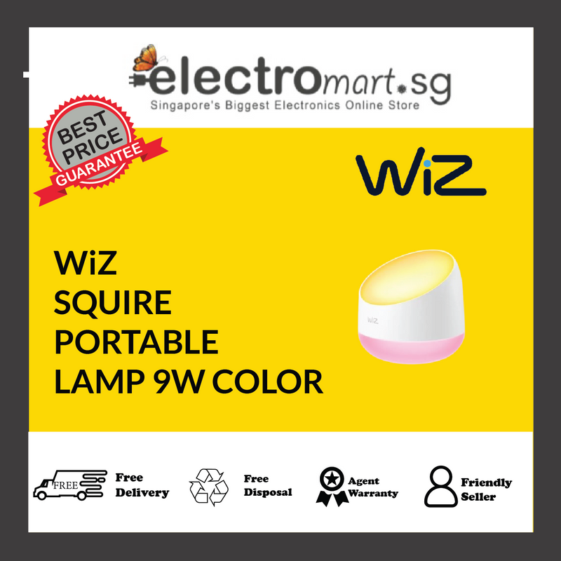 WiZ SQUIRE PORTABLE LAMP 9W COLOR