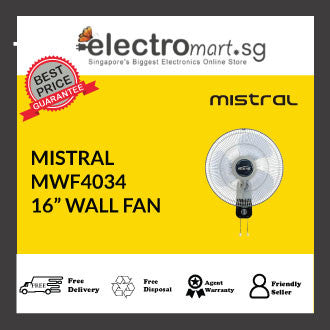 Mistral MWF4034 16" Wall Fan