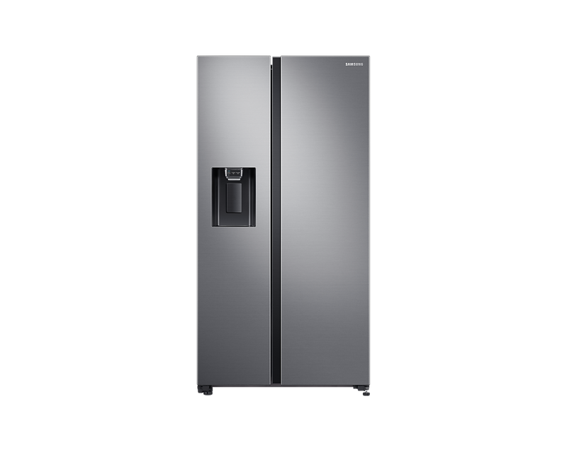 Samsung RS64R5308M9/SS 635L 2-Door Side-by-Side Fridge - Gentle Silver Matt