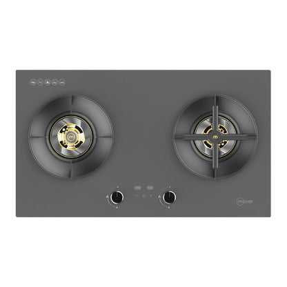 MAYER MMGH278HI 2 Burners Glass Gas Hob 78cm