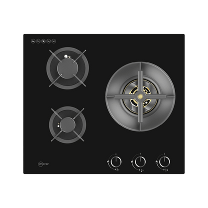 MAYER MMGH360HI 3 Burners Glass Gas Hob 60cm