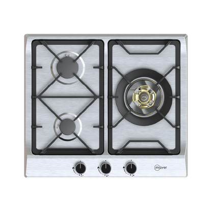 MAYER MMSS360HI 3 Burners Stainless Steel Hob 60cm