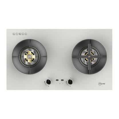 MAYER MMGH278HI 2 Burners Glass Gas Hob 78cm