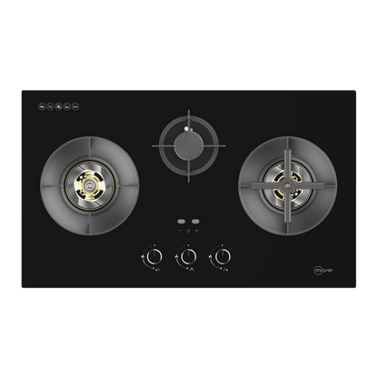 MAYER MMGH388HI 3 Burners Glass Gas Hob 88cm