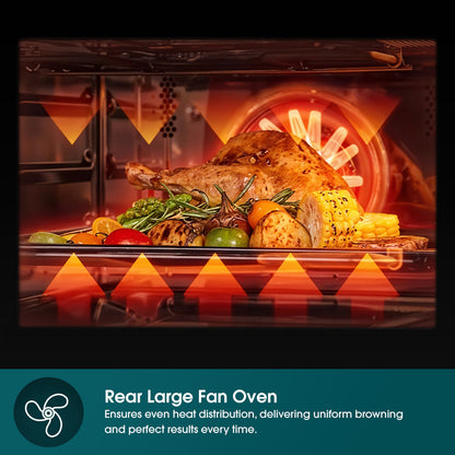 EUROPACE EMS8500E Micro Steam Pro 4-in-1 Microwave Steam Oven