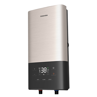 TOSHIBA TWH-38EXPSG(G)-CB Instant Electric Water Heater (With Pump + Rain Shower)