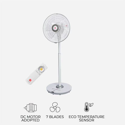 KDK HN35S 7 Blades Stand Fan with Remote Control (36cm/14”)