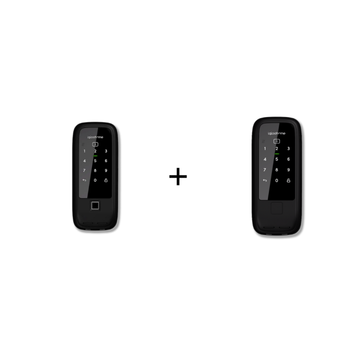 IGLOOHOME RW1 + RM2F Gate & Door Digital Lock Combo
