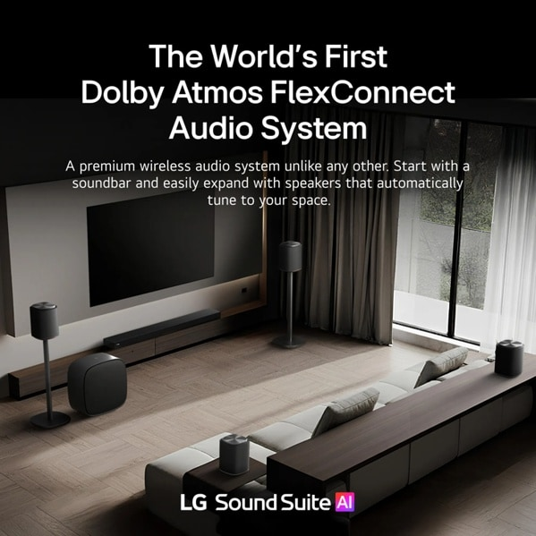 LG M5 Wireless Speaker With Ch 1.1.1 Dolby Atmos FlexConnect