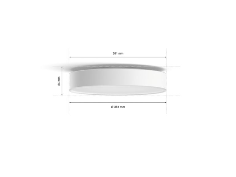 PHILIPS Hue Devere M Ceiling Lamp White