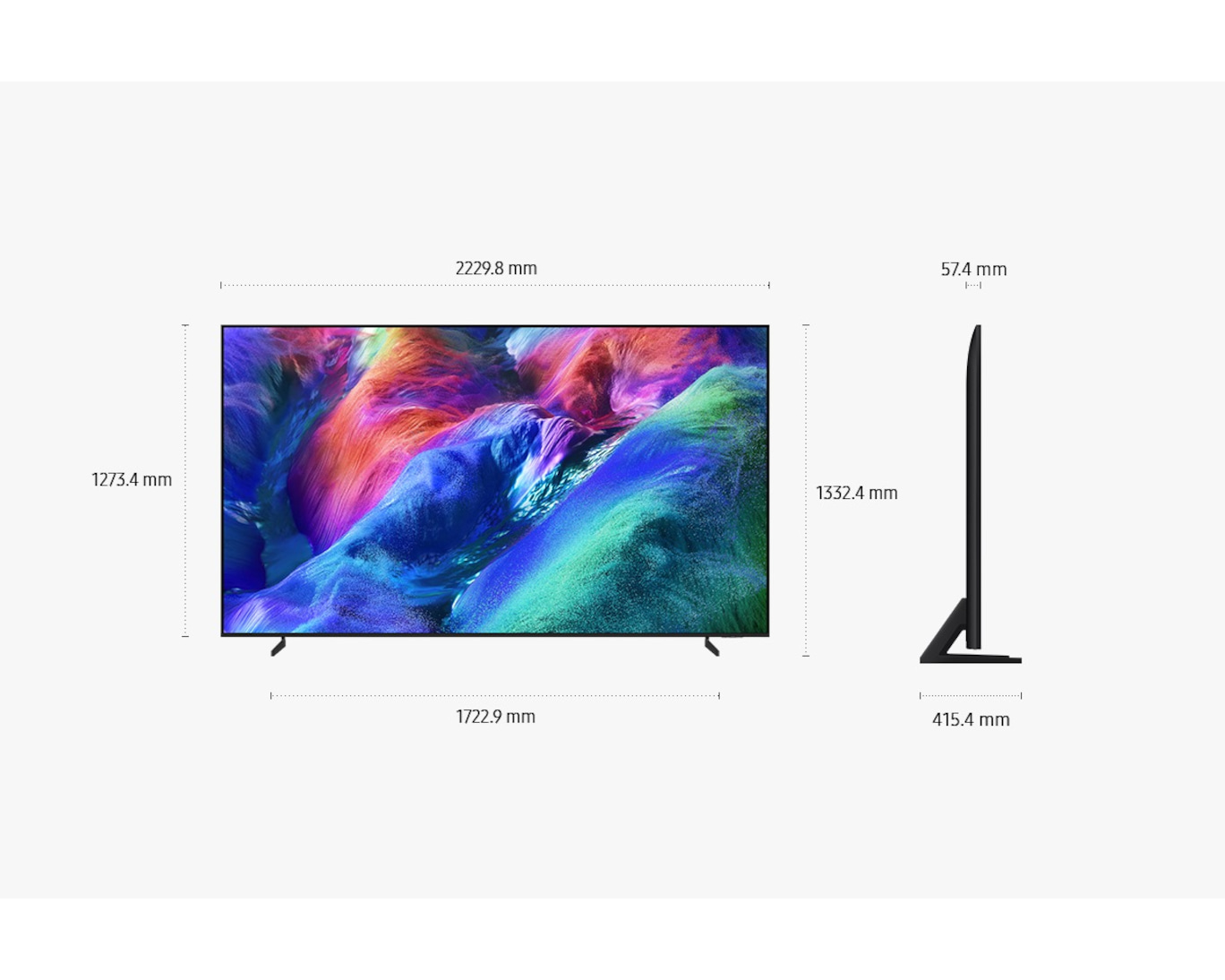 SAMSUNG MRA100R85HK Micro RGB R85H 4K Samsung Vision AI Smart TV