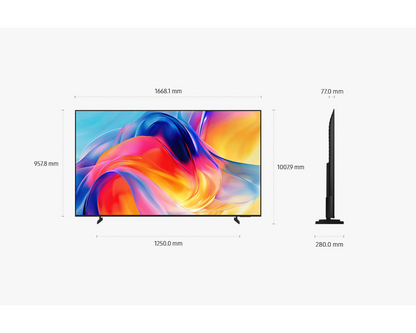 SAMSUNG UA75M75HAK Mini LED M75H 4K Vision AI Smart TV 75inch