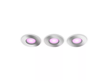 PHILIPS Xamento Hue Recessed chrome 3x4.2W